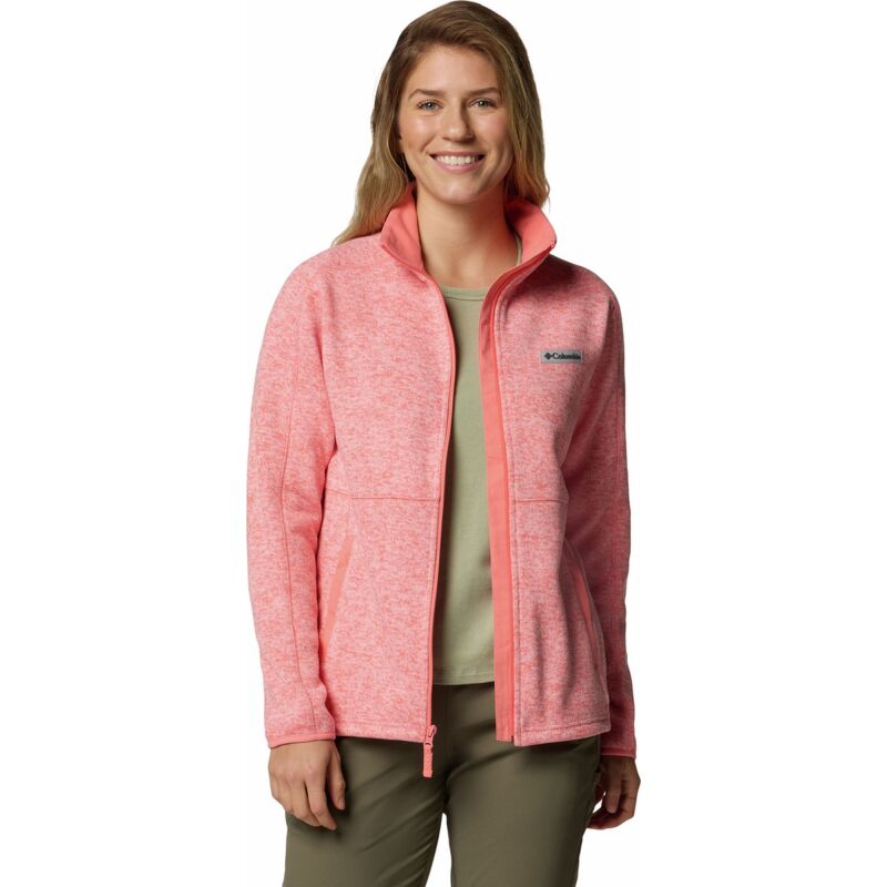 Columbia Sweater Weather Full Zip II Pink Agave/ Dusty Pink Heather
