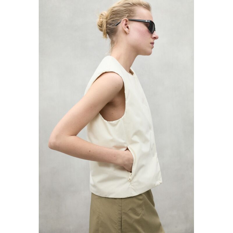 ECOALF KARINALF VEST WOMAN Creamy White
