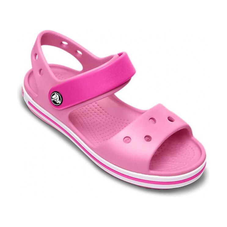 Crocs™ Kids' Crocband Sandal Gaiši rozā/Spilgti rozā