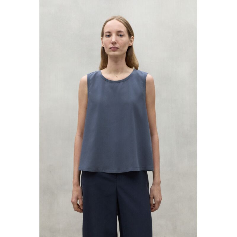 ECOALF Salmaalf Shirt Woman Grey Blue
