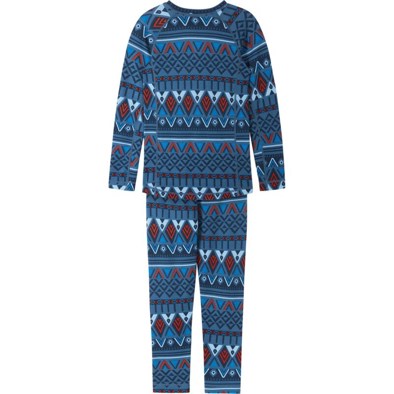 REIMA Taitoa 5200030D Wool-Lyocell Base-Layer Set Blue Ocean 67A6