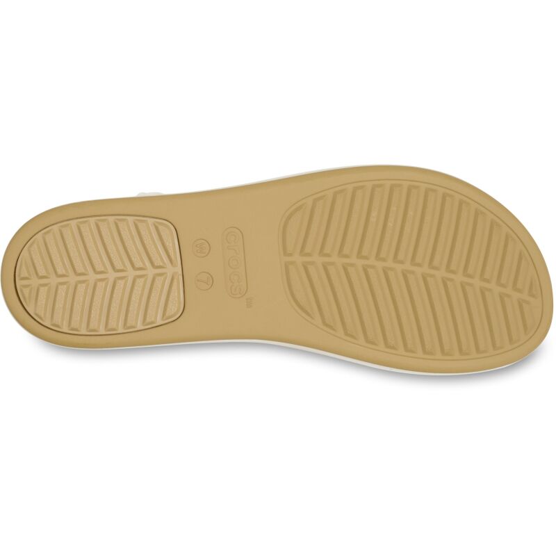 Crocs™ Brooklyn Low Wrap Wedge Chalk/Tan