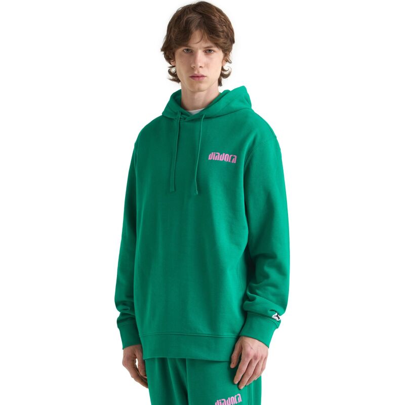 DIADORA Hoodie Athl. Logo 502.181685 Green 562 C