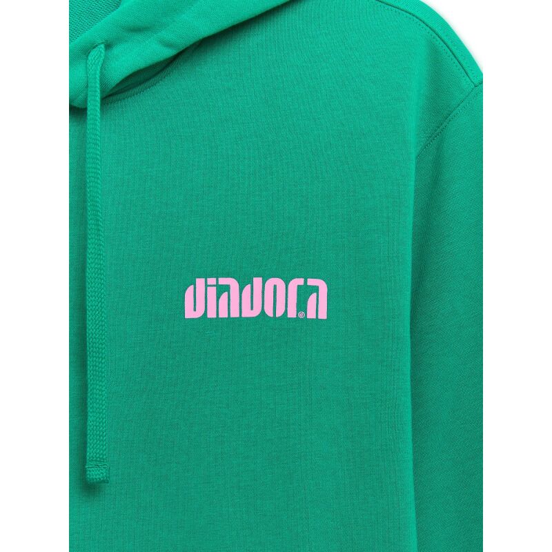 DIADORA Hoodie Athl. Logo 502.181685 Green 562 C