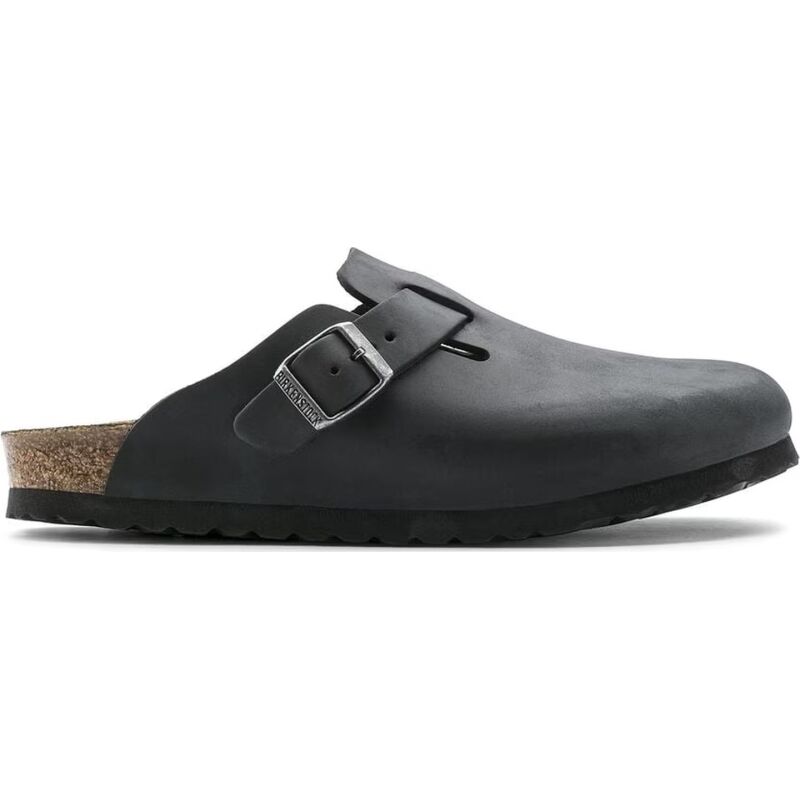 Birkenstock Boston Oiled Leather Regular Black