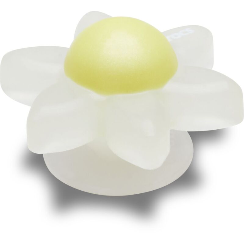 Crocs™ Jibbitz Iridescent Flower With Yellow 