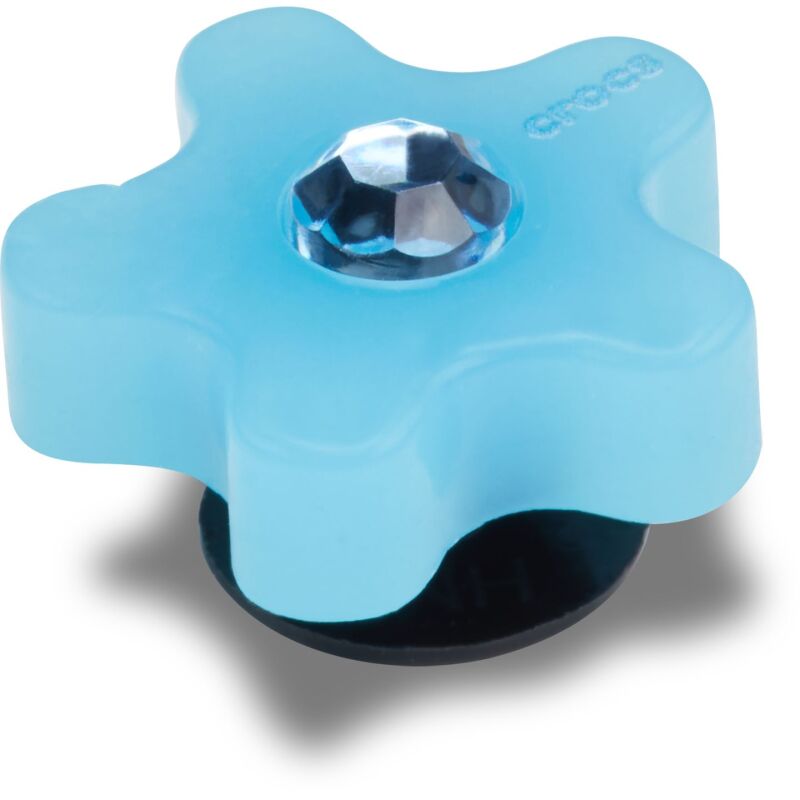 Crocs™ Jibbitz Blue Flower With Gem 