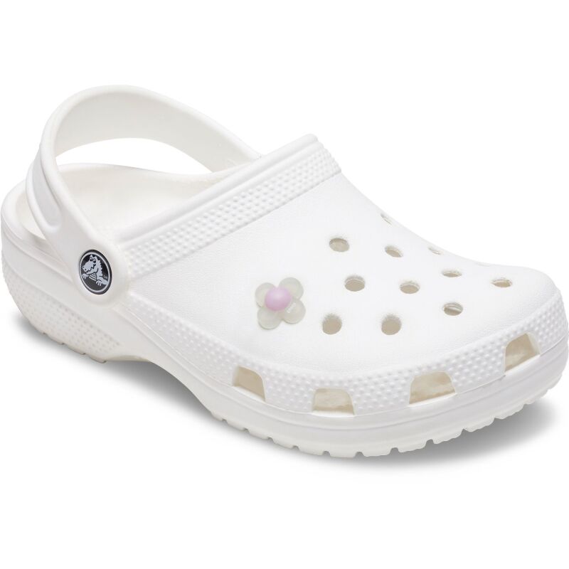 Crocs™ Jibbitz Iridescent Flower With Purple 