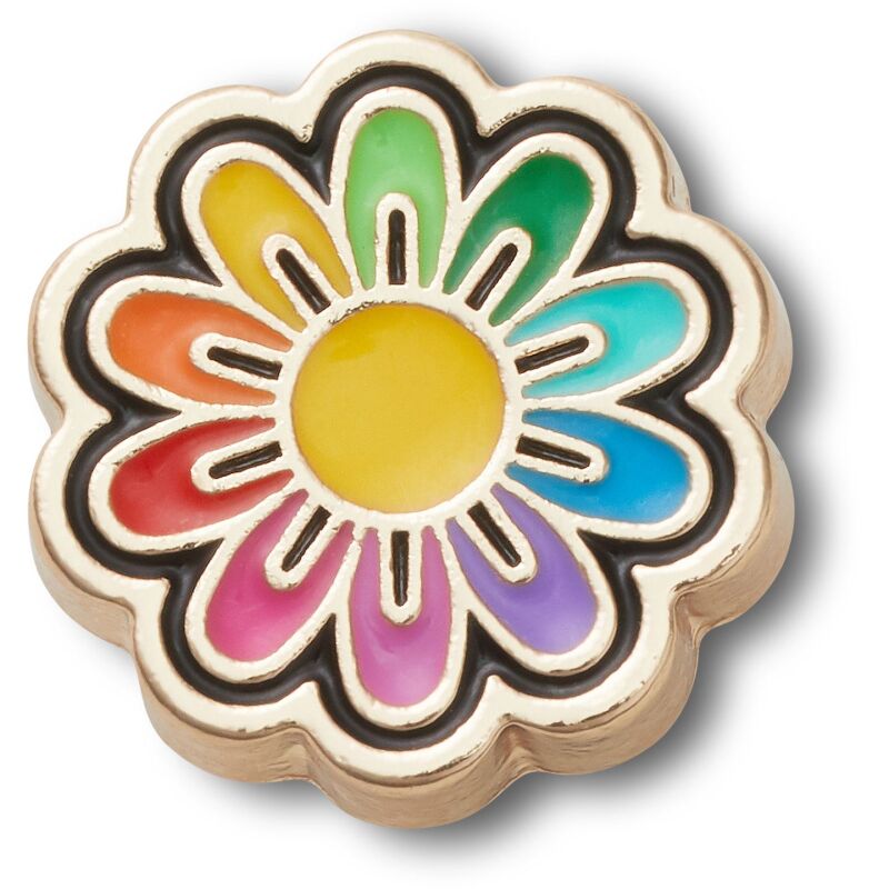 Crocs™ Jibbitz Festival Gold Rainbow Daisy 