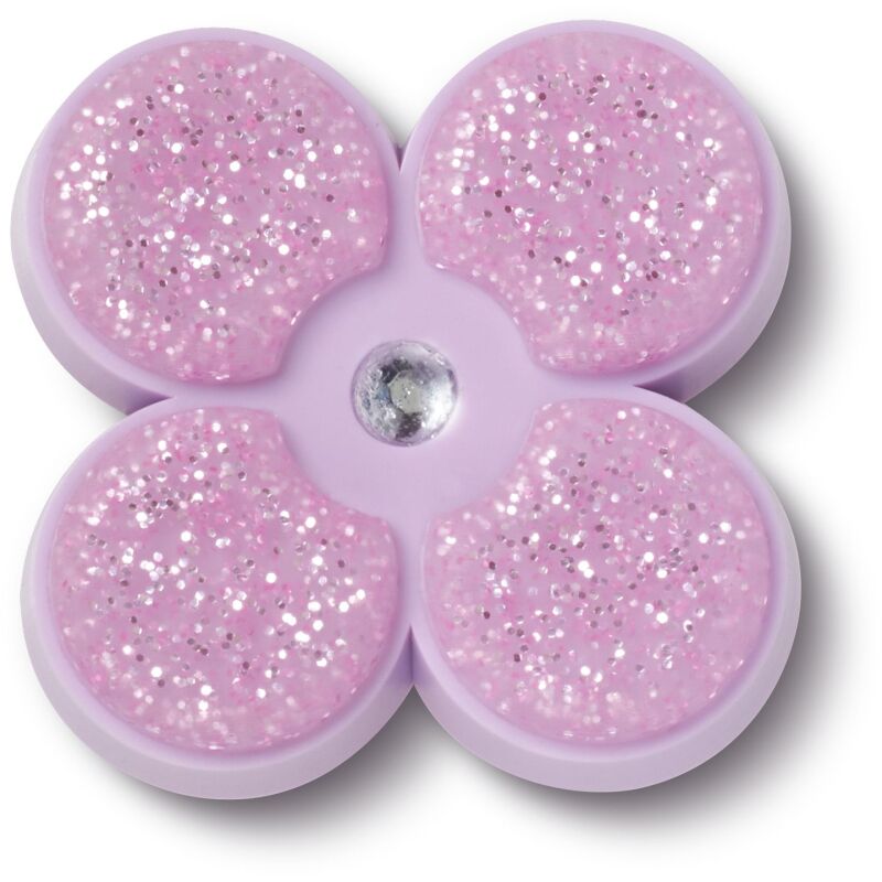Crocs™ Jibbitz Tiny Purple Glitter Flower 