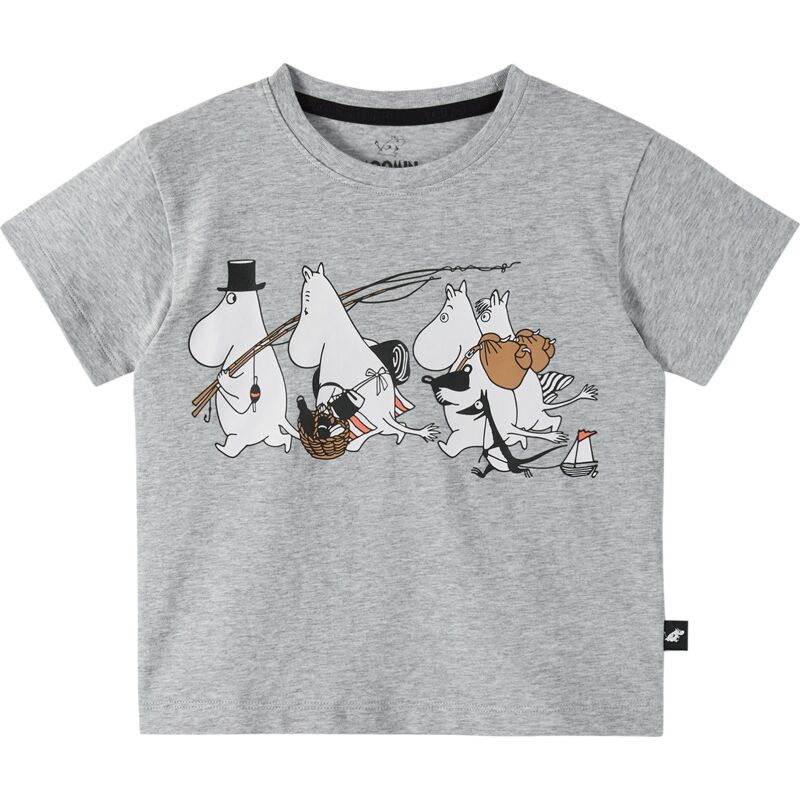 REIMA Organic Cotton Blend T-shirt Moomin Gosa 5200430A Melange grey