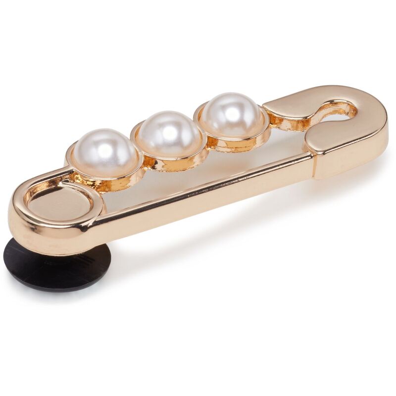 Crocs™ Jibbitz Gold And Pearl Safety Pin 
