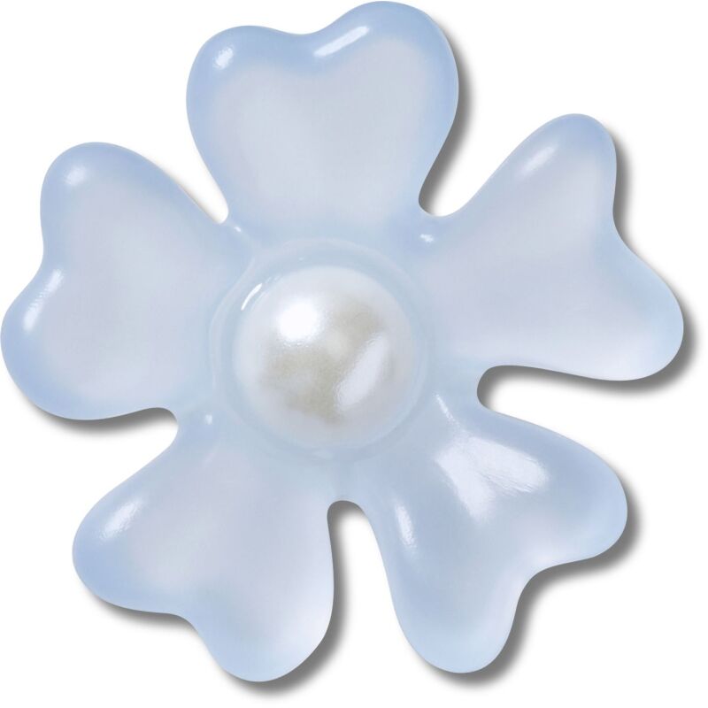 Crocs™ Jibbitz Blue Frost Matte Pearl Flower 