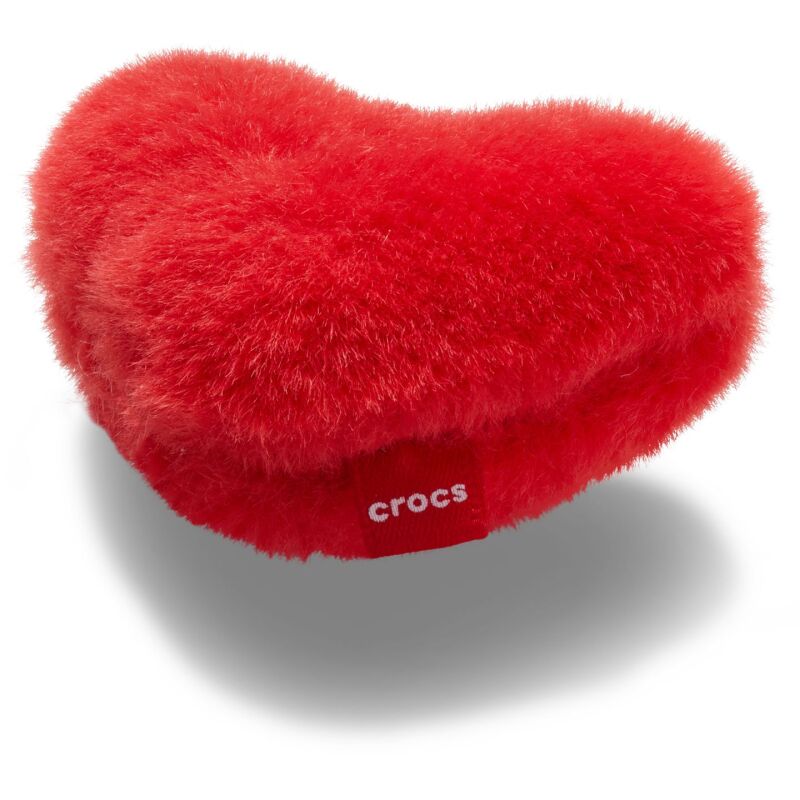 Crocs™ Jibbitz Red Fuzzy Heart 