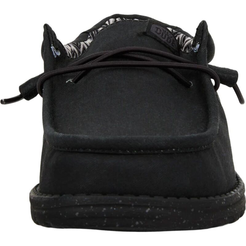 HEYDUDE Wally Stretch Canvas Men 40700 Black/Black