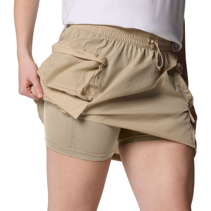 Columbia Elevated View Cargo Skort Ancient Fossil/ Ancient Fossil