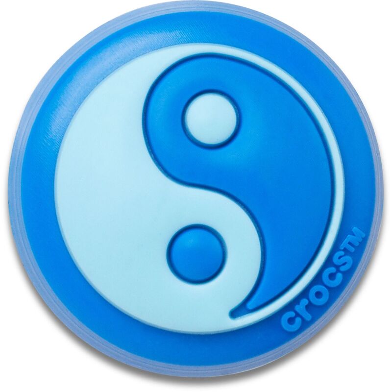 Crocs™ Jibbitz Light And Dark Blue Yin Yang 