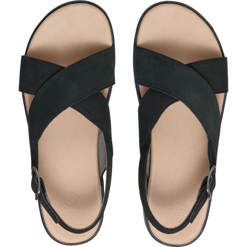 Keen Elle Luxe Cross Strap Women's Black/Black