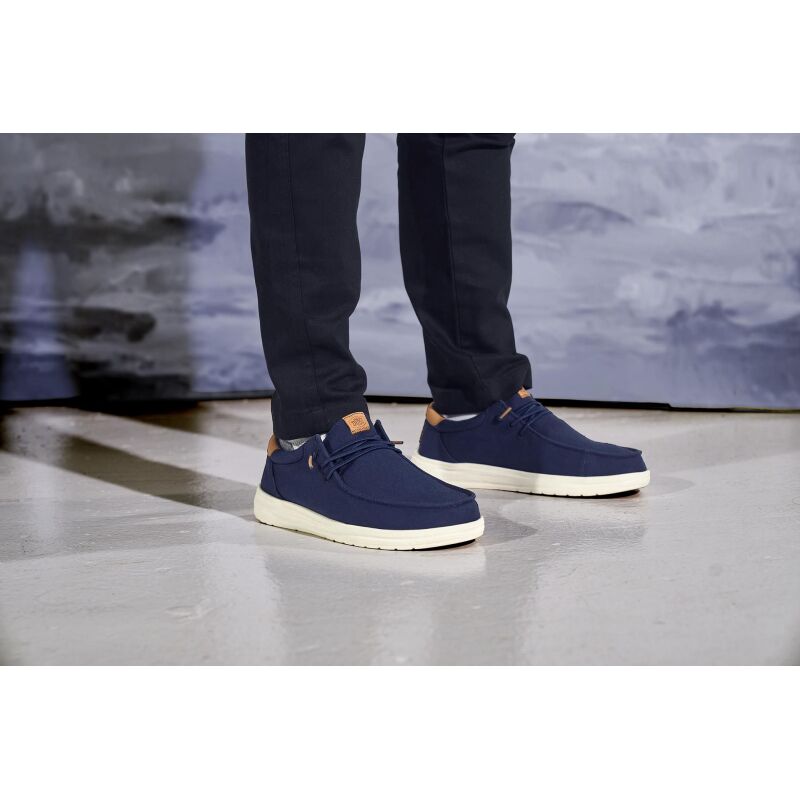 HEYDUDE Paul Canvas Men 43151 Navy Blazer