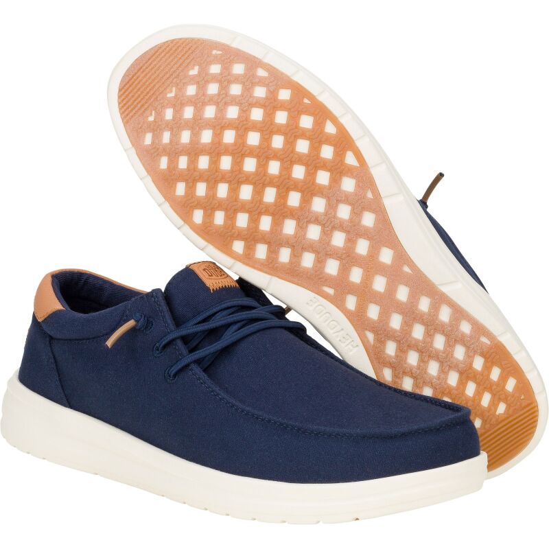 HEYDUDE Paul Canvas Men 43151 Navy Blazer