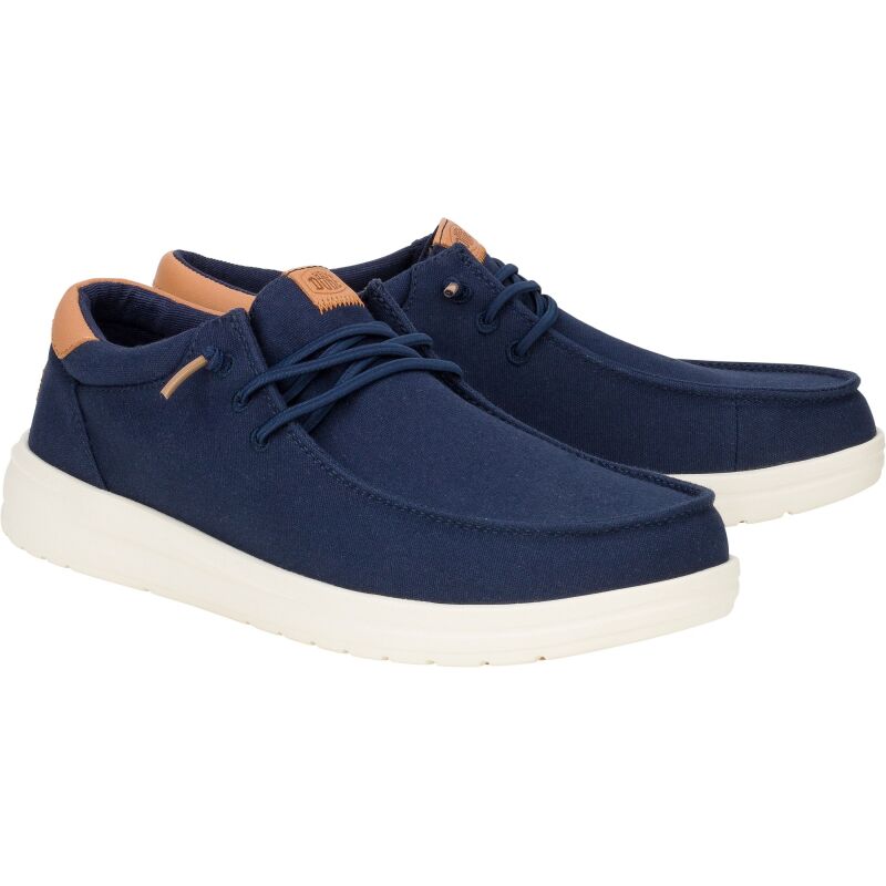 HEYDUDE Paul Canvas Men 43151 Navy Blazer