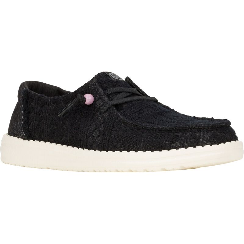 HEYDUDE Wendy Crochet Lace Women Black