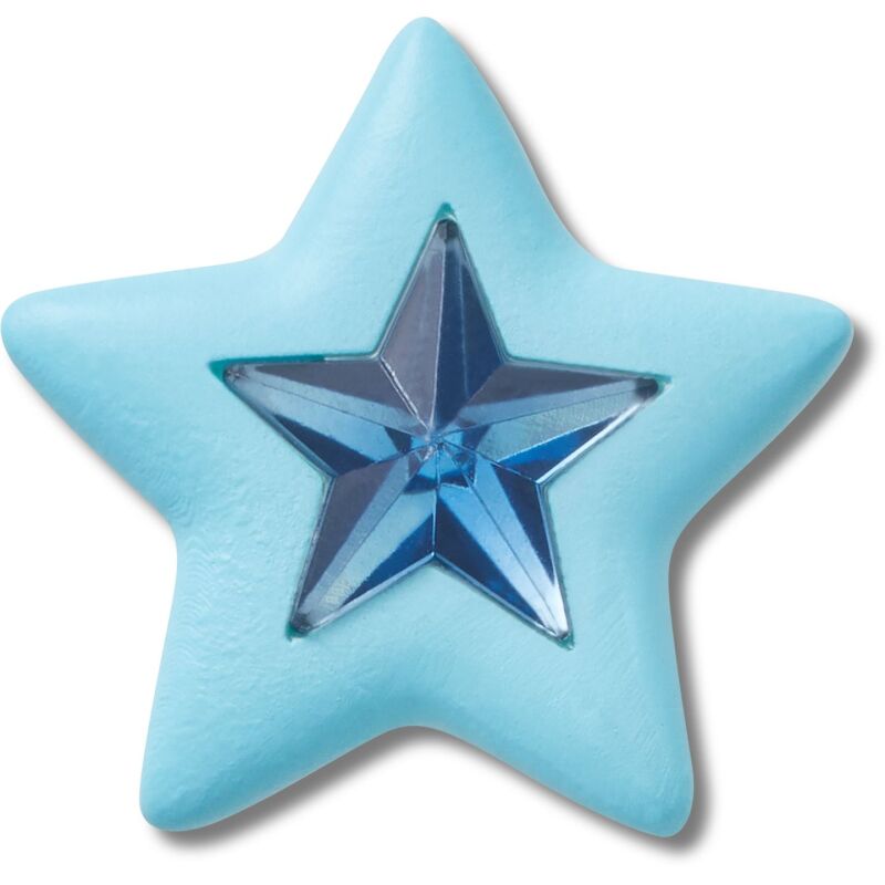 Crocs™ Jibbitz Blue Star With Gem 