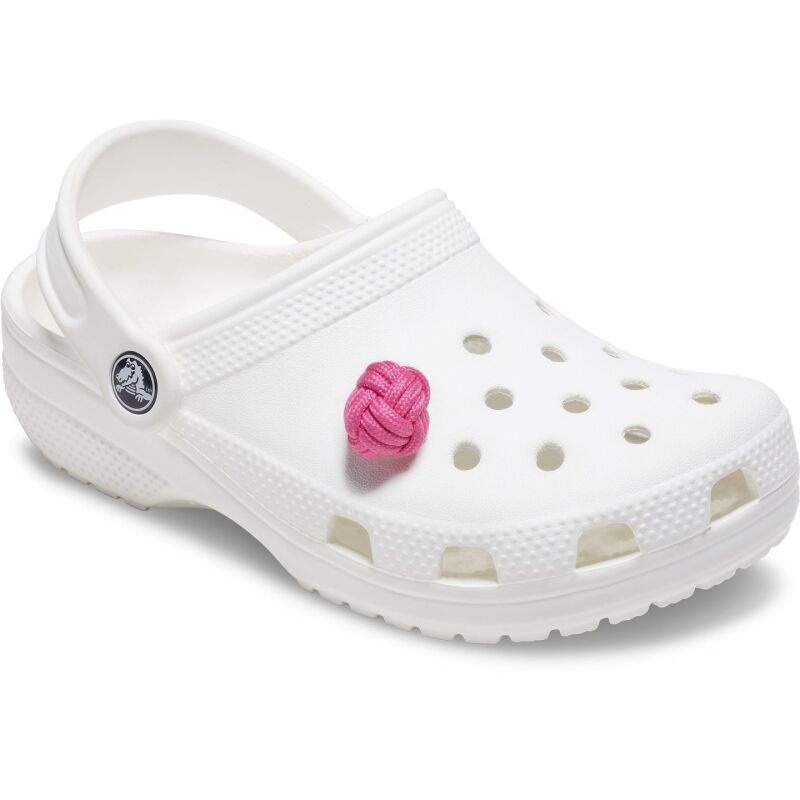 Crocs™ Jibbitz Pink Knotted Puff 