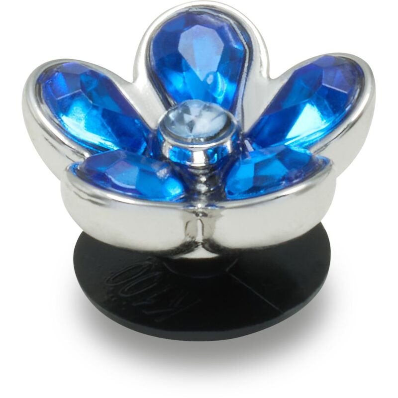 Crocs™ Jibbitz Silver And Blue Flower 