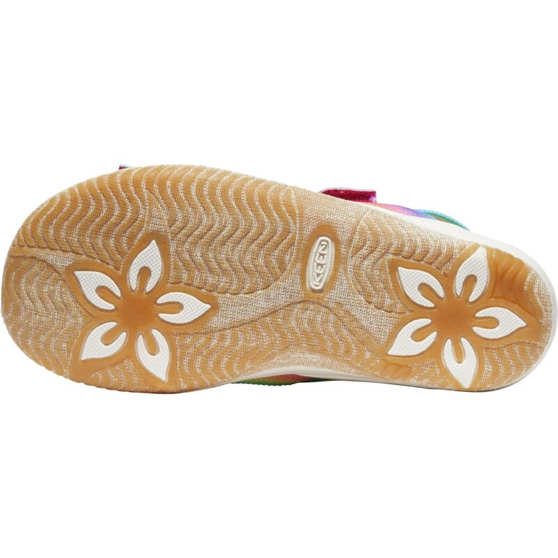 Keen Elle Backstrap Big Kid's Rainbow/Festival Fuchsia