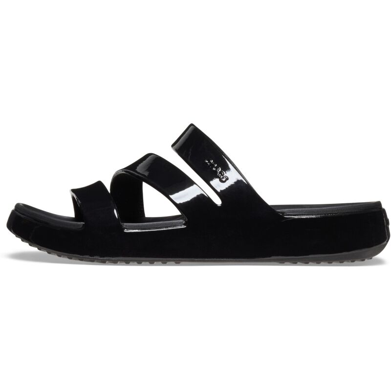 Crocs™ Getaway Patent Strappy Black