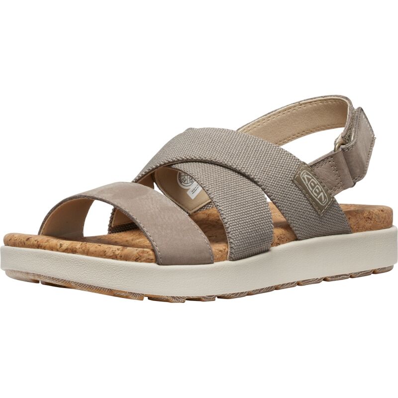 Keen Elle Criss Cross Sandal Women's BRINDLE/BIRCH
