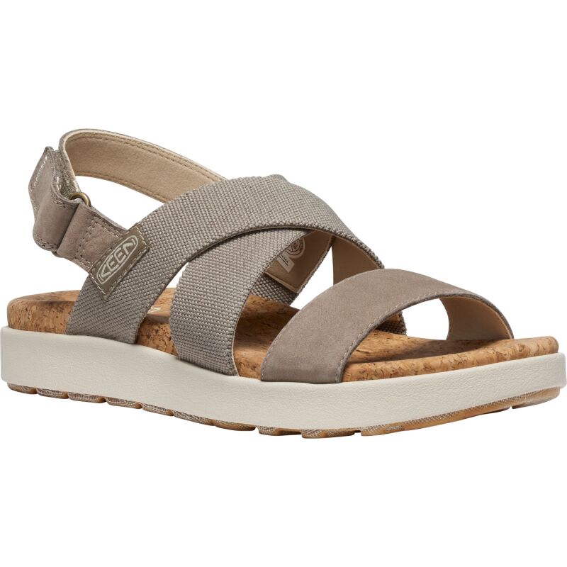 Keen Elle Criss Cross Sandal Women's BRINDLE/BIRCH
