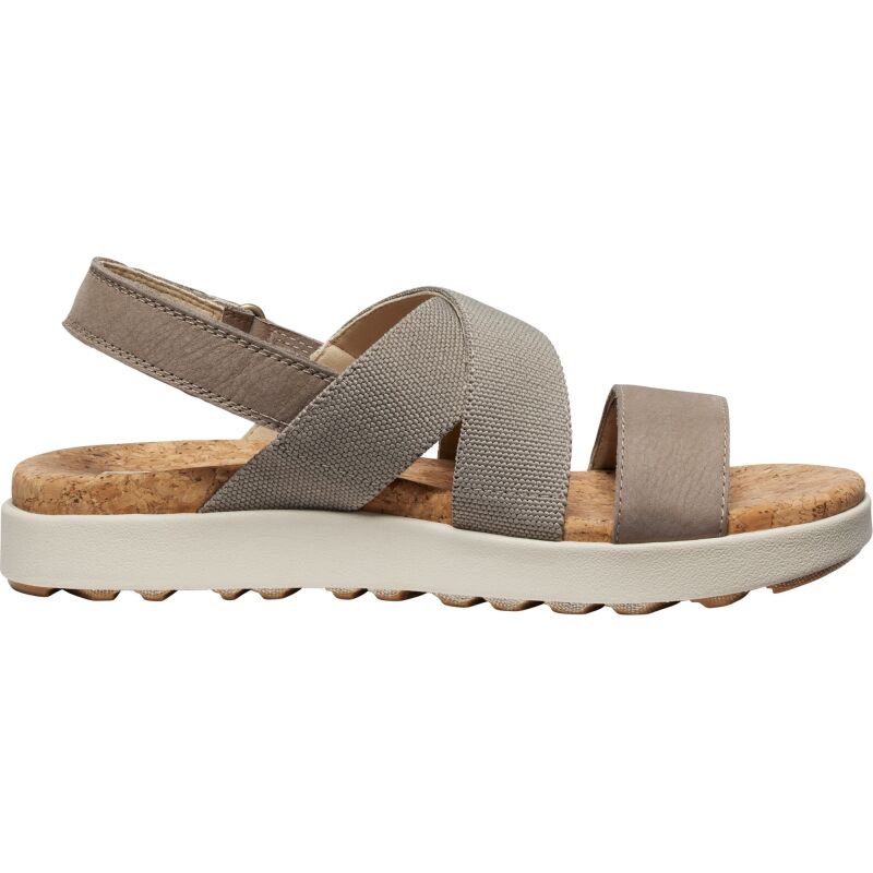 Keen Elle Criss Cross Sandal Women's BRINDLE/BIRCH