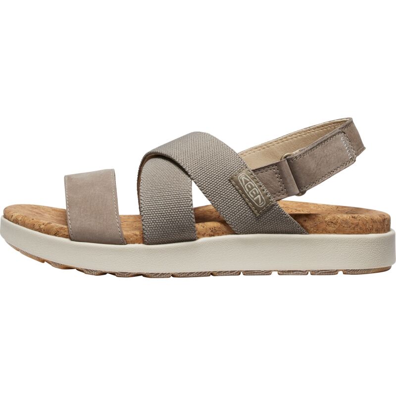 Keen Elle Criss Cross Sandal Women's BRINDLE/BIRCH