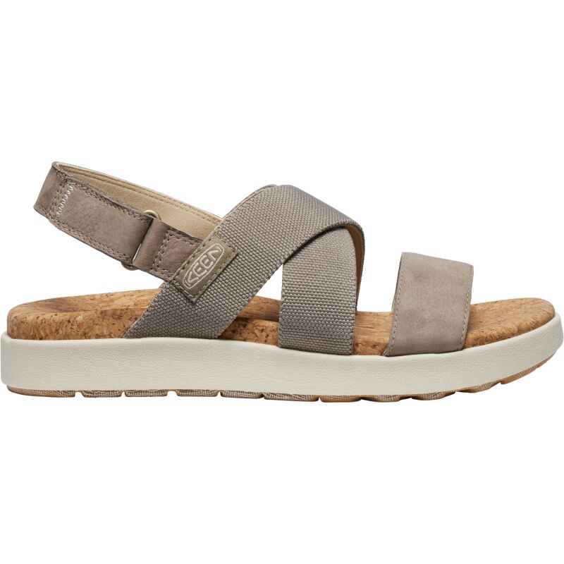 Keen Elle Criss Cross Sandal Women's BRINDLE/BIRCH