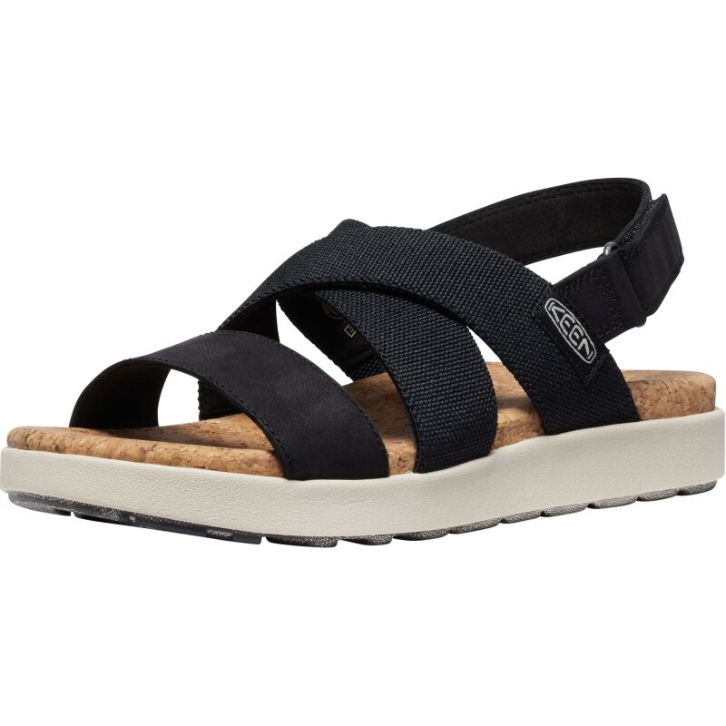 Keen Elle Criss Cross Sandal Women's BLACK/BIRCH