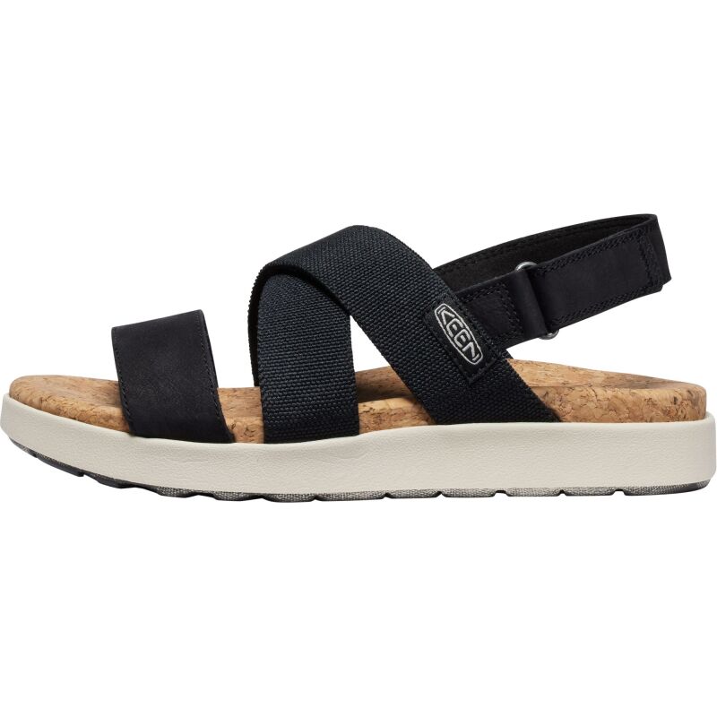 Keen Elle Criss Cross Sandal Women's BLACK/BIRCH