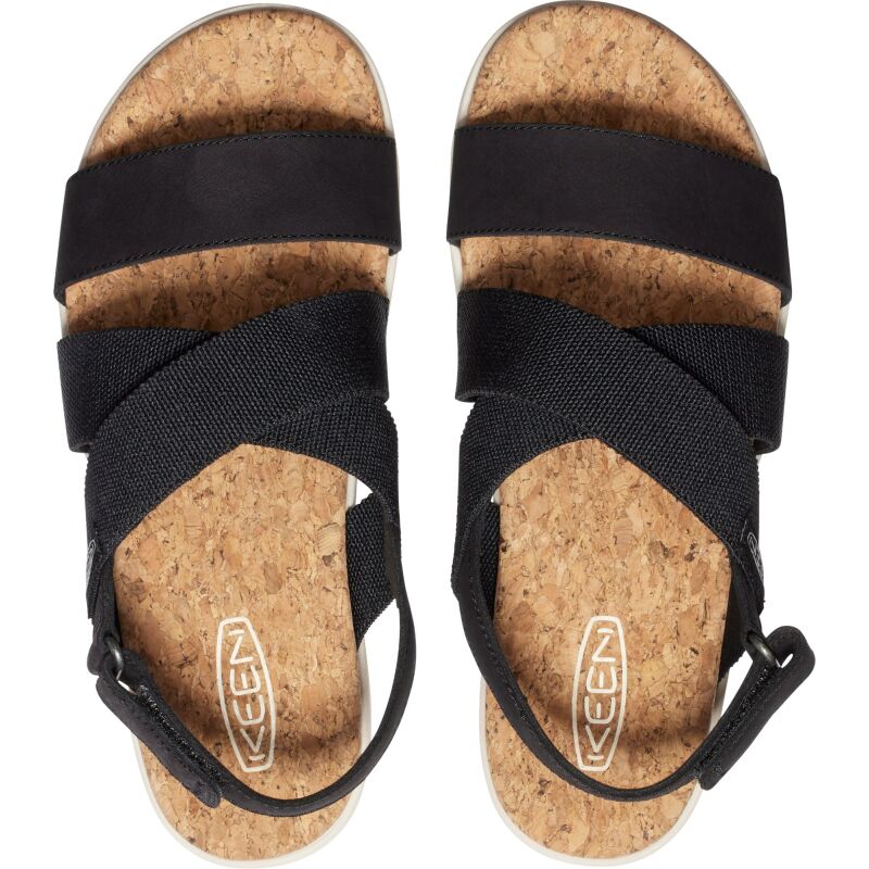 Keen Elle Criss Cross Sandal Women's BLACK/BIRCH