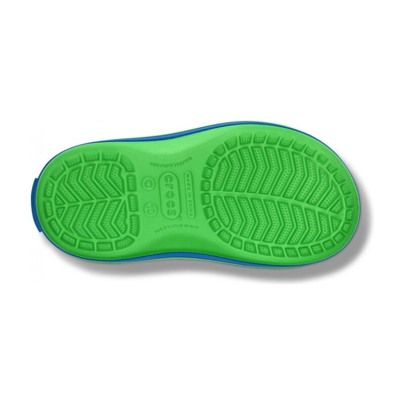 Crocs™ Kids' Winter Puff Boot Celery/Blue