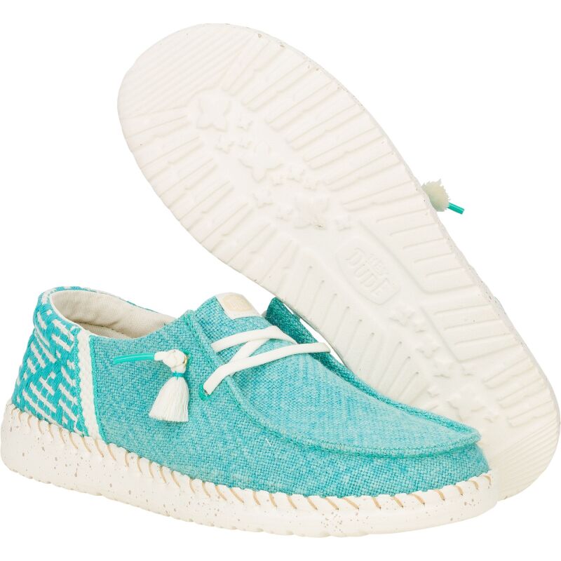 HEYDUDE Wendy Funk Coastal Jute Women 43182 Ceramic Blue