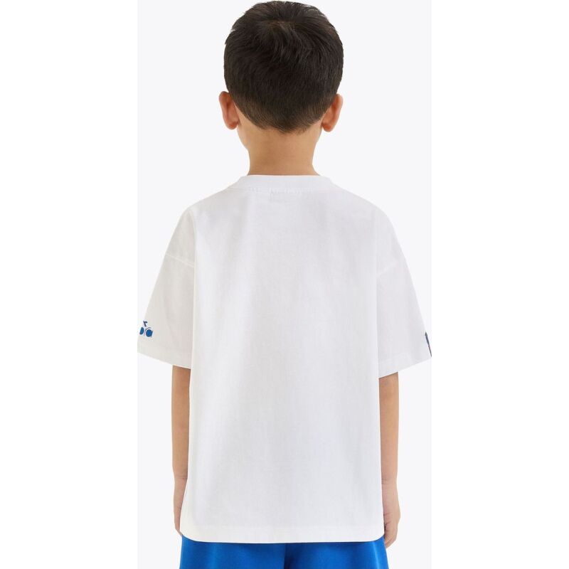 DIADORA JU.T-SHIRT SS SUPERHEROES Optical White/Princess Blue