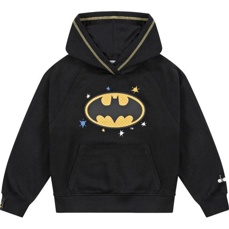 DIADORA JU.HOODIE SUPERHEROES Black