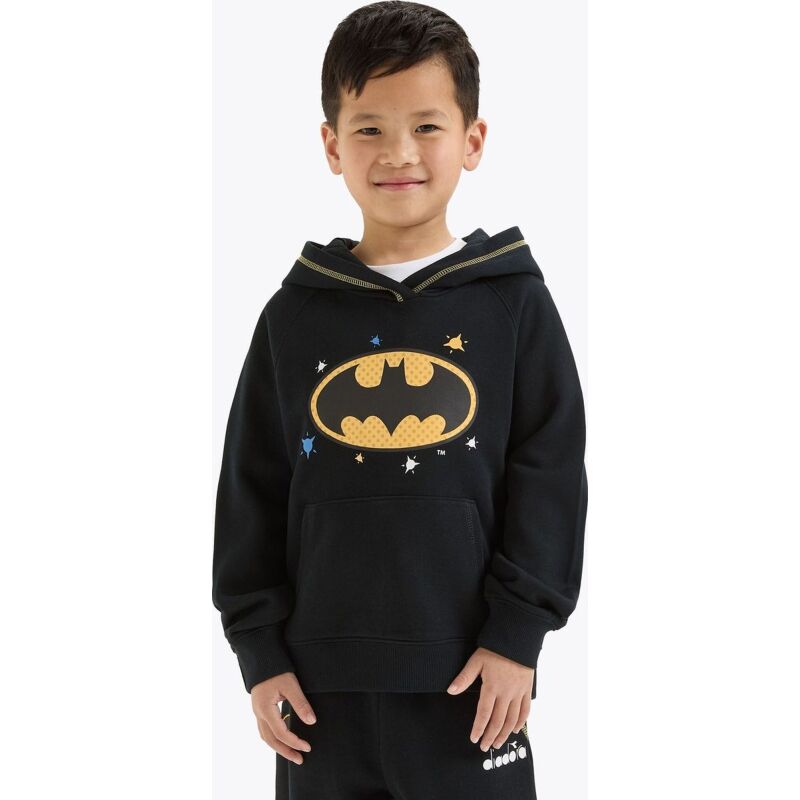 DIADORA JU.HOODIE SUPERHEROES Black