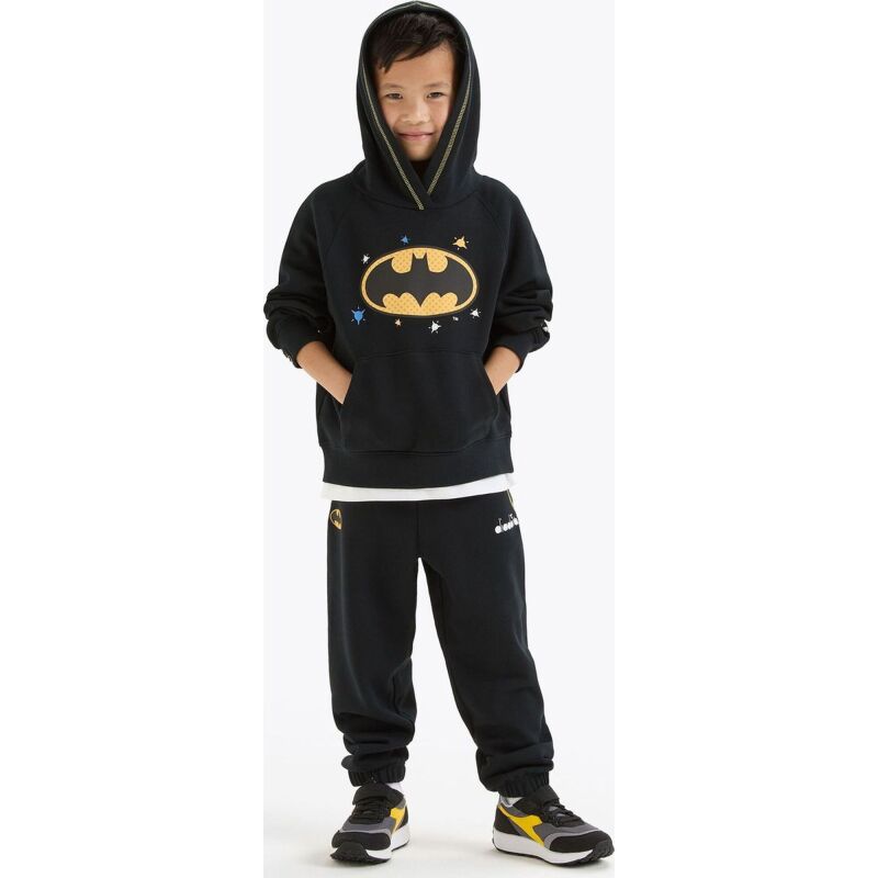 DIADORA JU.HOODIE SUPERHEROES Black