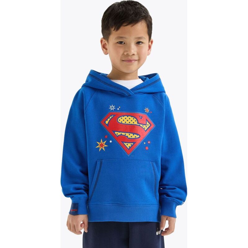 DIADORA JU.HOODIE SUPERHEROES Princess Blue