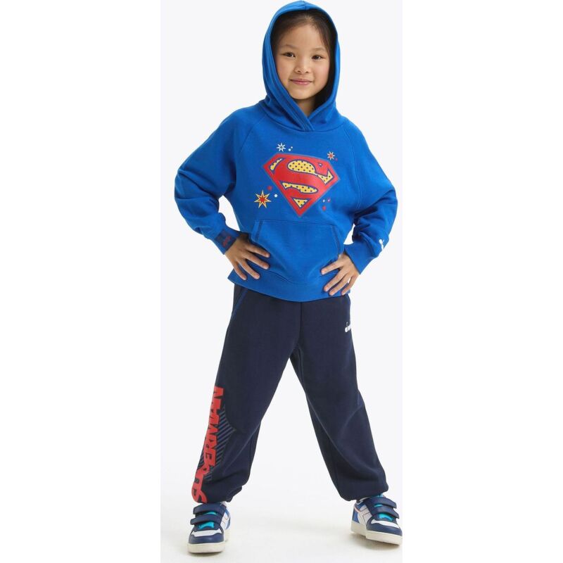 DIADORA JU.HOODIE SUPERHEROES Princess Blue