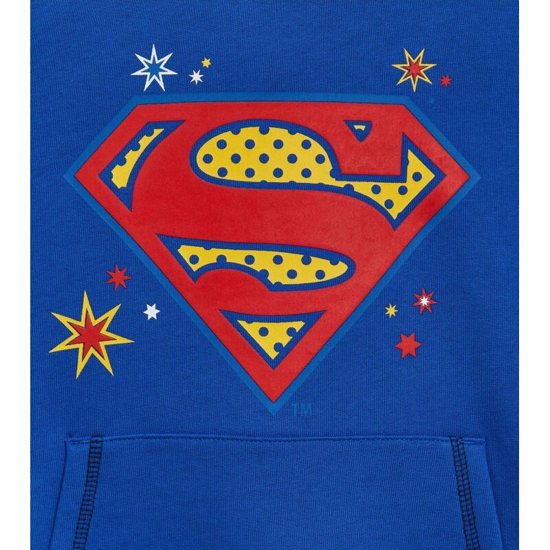 DIADORA JU.HOODIE SUPERHEROES Princess Blue