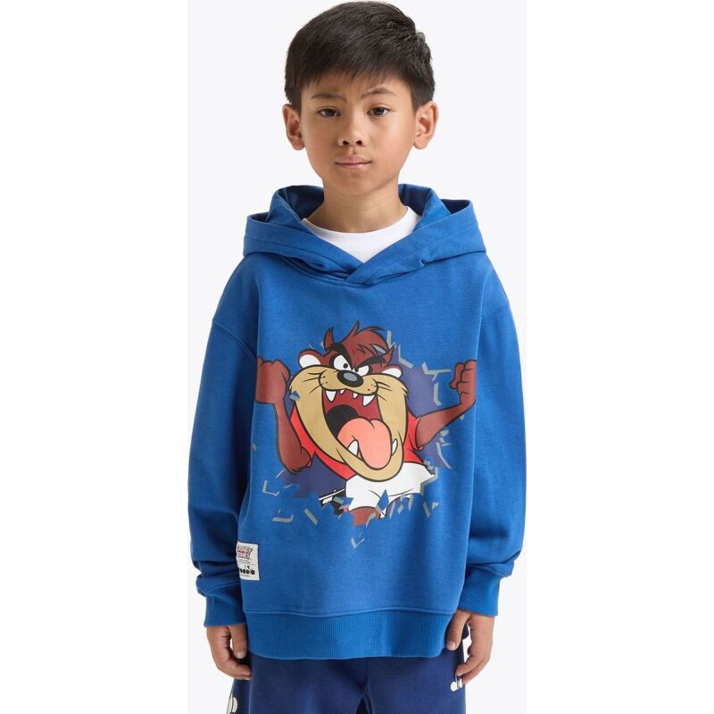 DIADORA JU.HOODIE TEAM Blue Byzantine