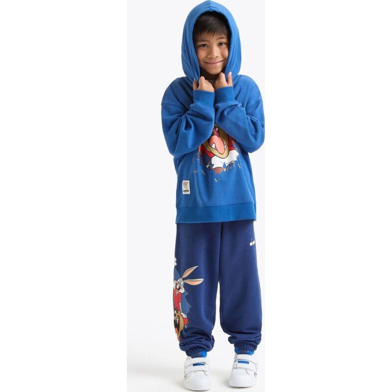 DIADORA JU.HOODIE TEAM Blue Byzantine